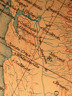 old map of California